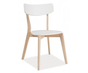 Scaun Signal Tibi (Bleached Oak/White)