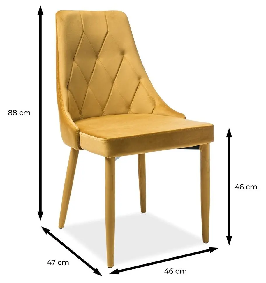 Scaun Signal Trix Velvet (Curry) - 2