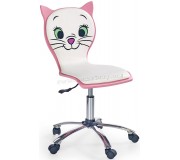 Fotoliu Halmar Kitty 2 (White/Pink)