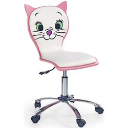 Fotoliu Halmar Kitty 2 (White/Pink)