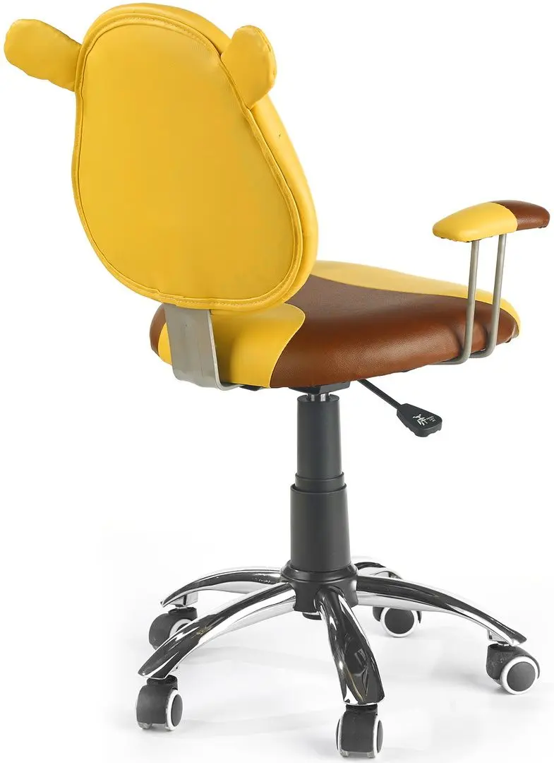 Fotoliu Halmar Kubus (Yellow/Brown)