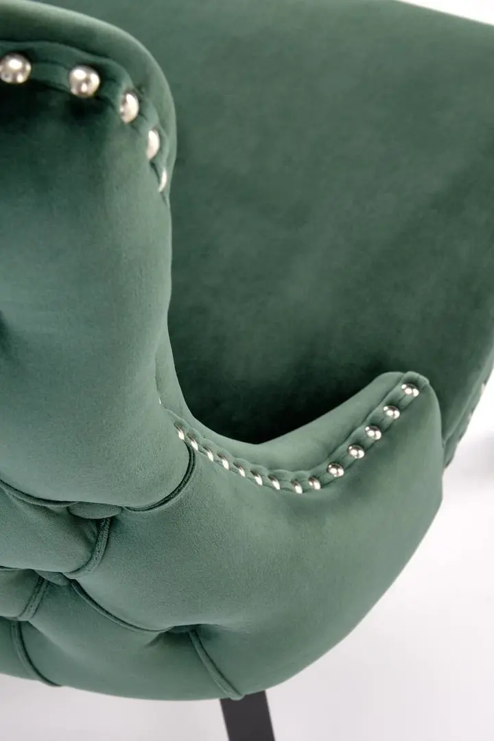 Стул Halmar Alda (Dark Green/Black)