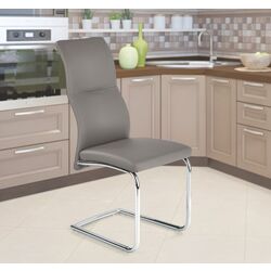 Scaun Halmar Arco (Grey/Chrome)