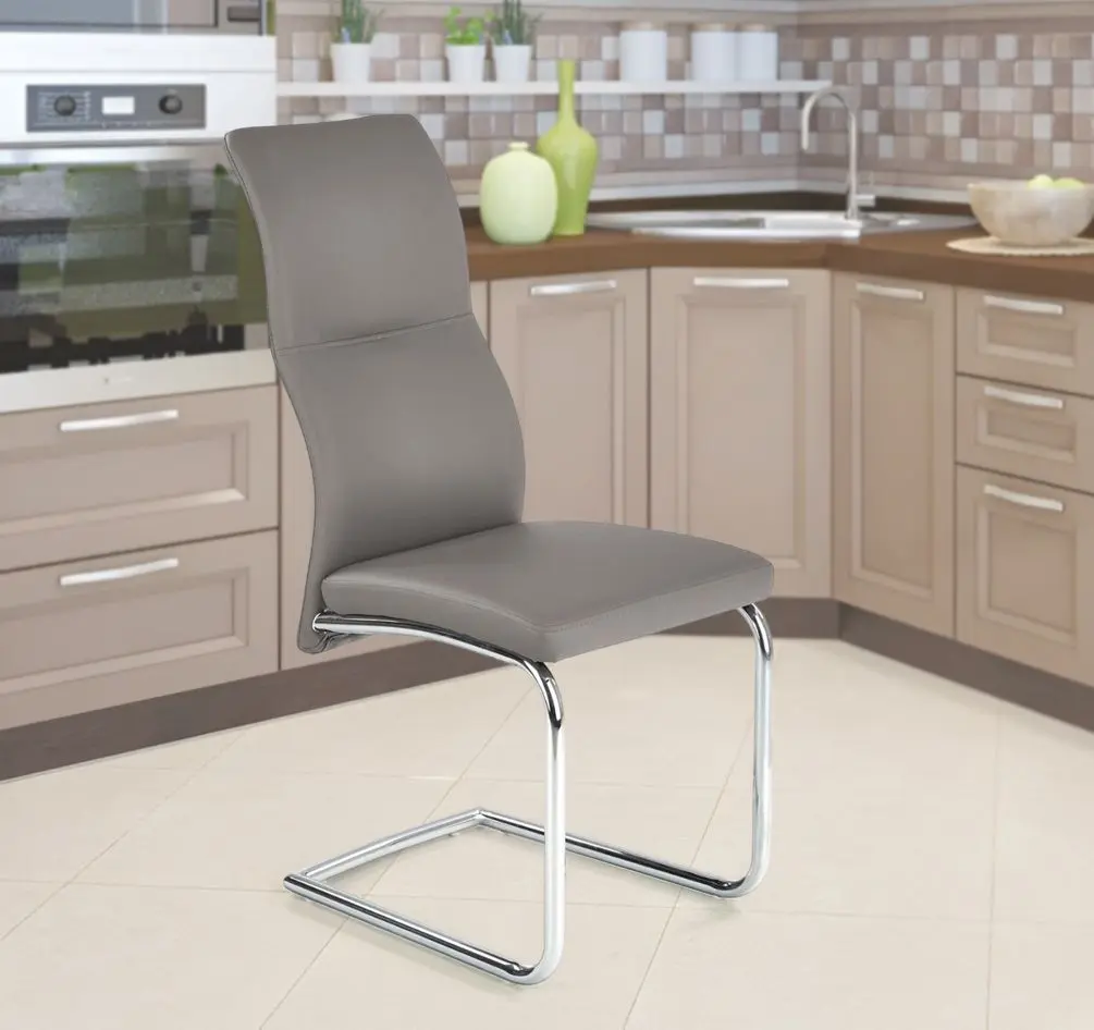 Scaun Halmar Arco (Grey/Chrome)