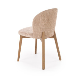 Стул Halmar Basso Cremona 14 (Beige/Light Walnut) Thumb