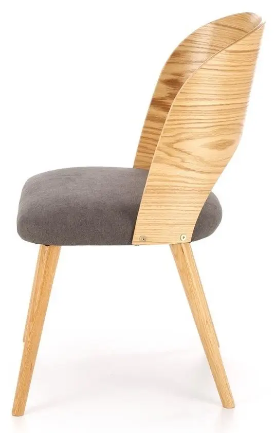 Scaun Halmar Cadiz (Natural Oak/Grey)