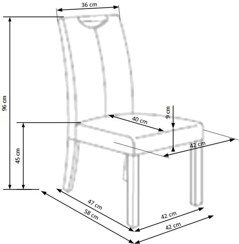 Scaun Halmar Caro (Beech/Cream)