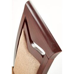 Scaun Halmar Citrone (Walnut Dark/Beige Light) Thumb