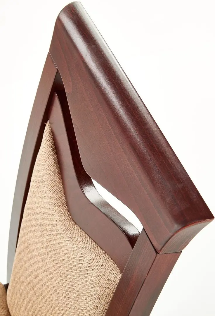 Scaun Halmar Citrone (Walnut Dark/Beige Light)