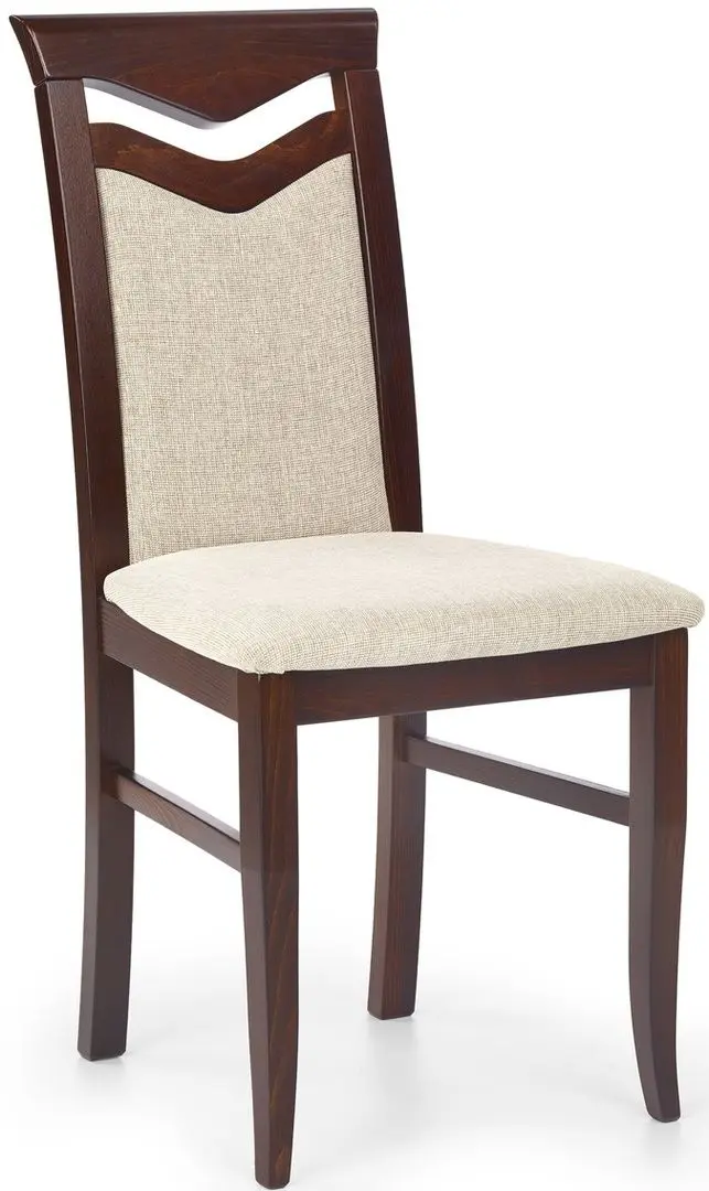 Scaun Halmar Citrone (Walnut Dark/Beige Light)