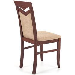 Scaun Halmar Citrone (Walnut Dark/Beige Light) Thumb