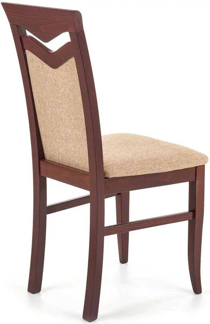 Scaun Halmar Citrone (Walnut Dark/Beige Light)