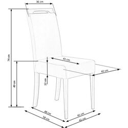 Scaun Halmar Clarion (Graphite/Gray) Thumb
