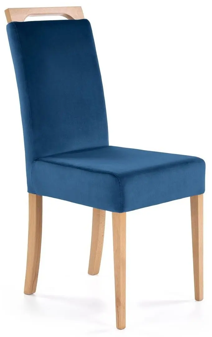 Scaun Halmar Clarion Monolith 77 (Dark Blue/Honey Oak)