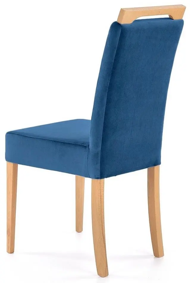 Scaun Halmar Clarion Monolith 77 (Dark Blue/Honey Oak)