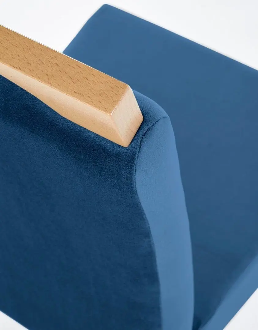 Scaun Halmar Clarion Monolith 77 (Dark Blue/Honey Oak)