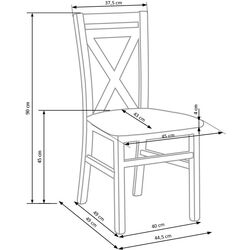 Scaun Halmar Dariusz (Sonoma Oak/Beige) Thumb