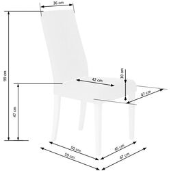 Scaun Halmar Diego 3 (Honey Oak/Beige) Thumb