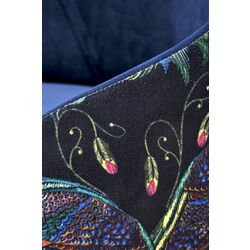 Scaun Halmar Endo (Black/Blue) Thumb