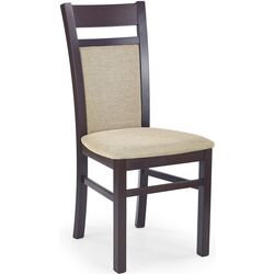 Scaun Halmar Gerard 2 (Walnut Dark/Beige)