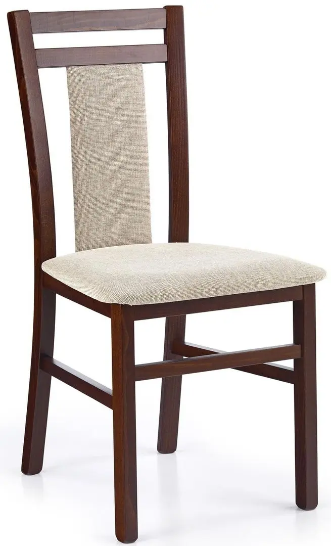 Scaun Halmar Hubert 8 Lars 07 (Dark Walnut/Beige)