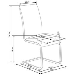 Стул Halmar K108 (White) Thumb