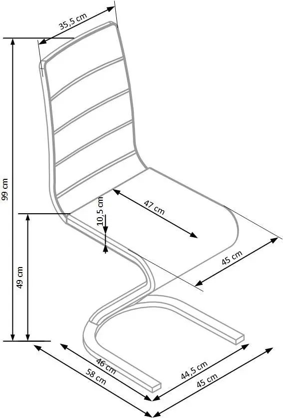 Scaun Halmar K194 (Black)