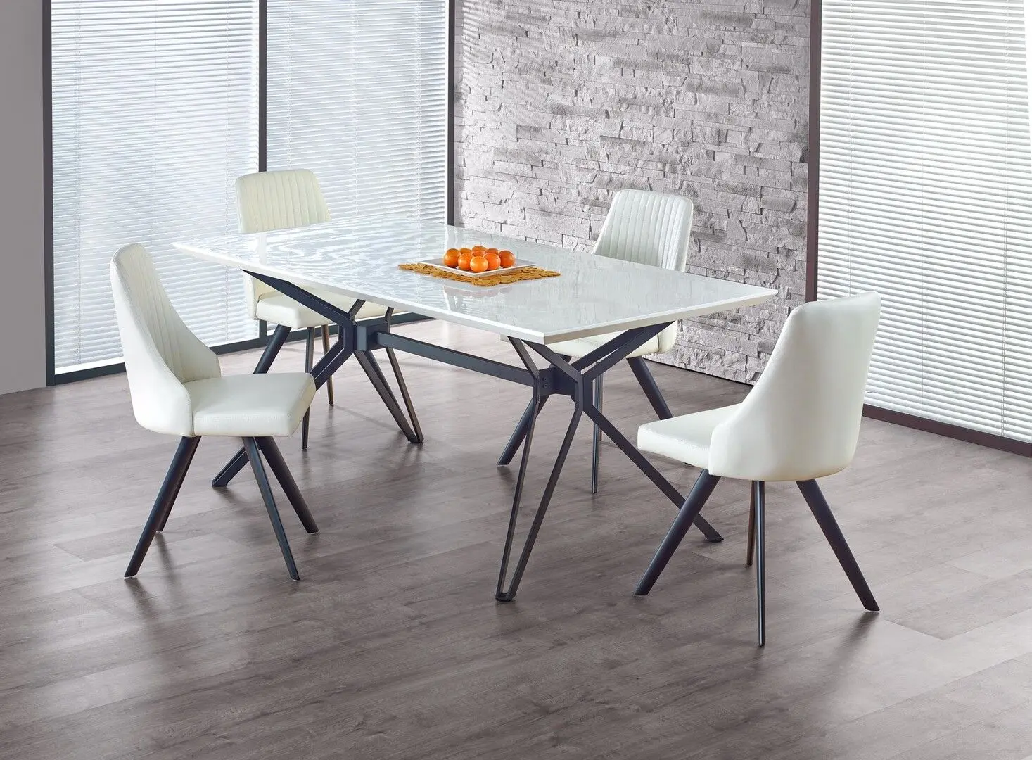 Scaun Halmar K206 (White/Black) - 3