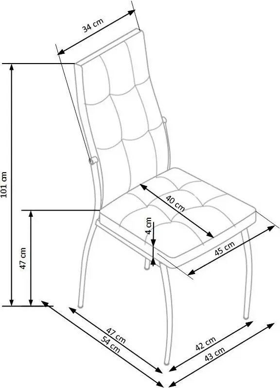Scaun Halmar K209 (Black)