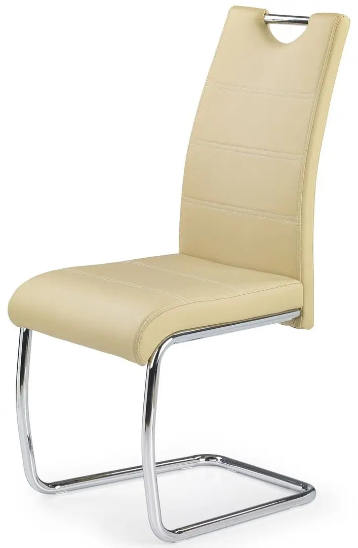 Scaun Halmar K211 (Beige/Chrome)