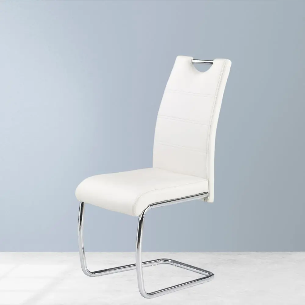 Scaun Halmar K211 (White/Chrome)