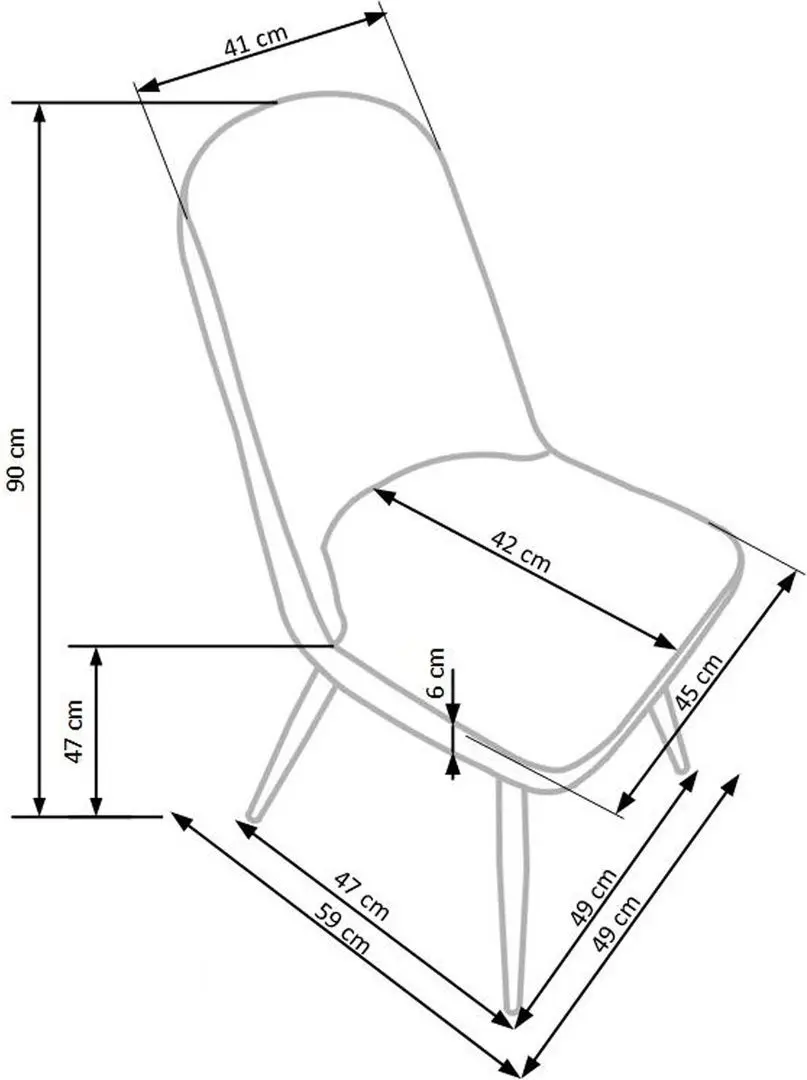 Стул Halmar K214 (Dark Cream/Honey Oak)