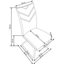Scaun Halmar K224 (Black) Thumb
