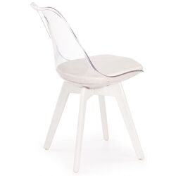 Scaun Halmar K245 (Transparent/White) Thumb
