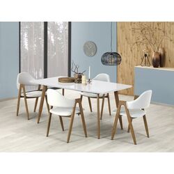 Scaun Halmar K247 (White/Honey Oak) Thumb