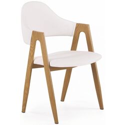 Scaun Halmar K247 (White/Honey Oak)