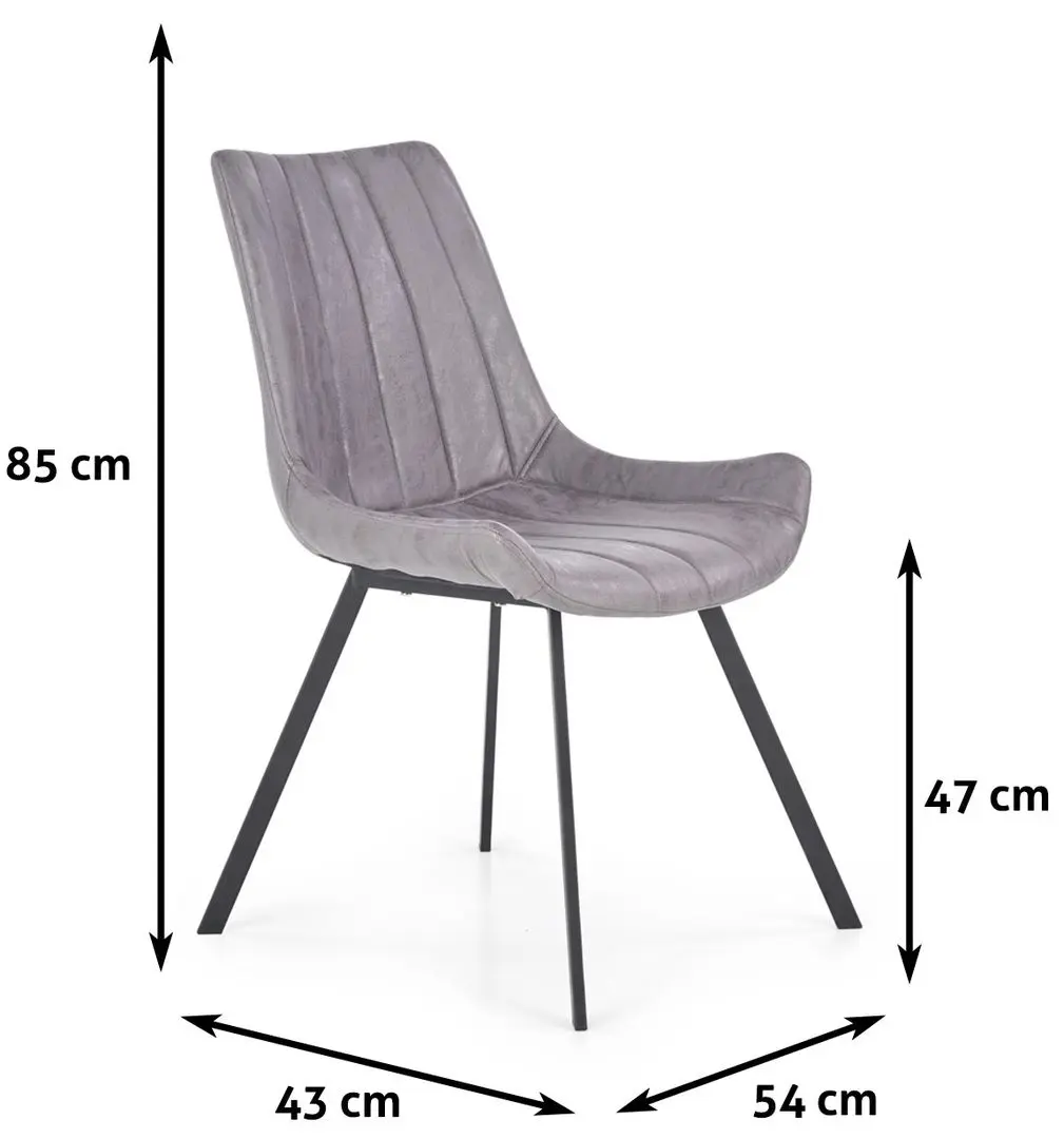 Стул Halmar K279 (Gray/Black) - 8