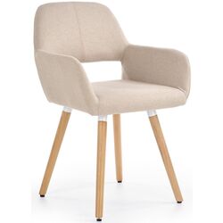 Scaun Halmar K283 (Beige/Wood)