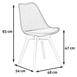 Scaun Halmar K303 (Beige/Beech) Thumb