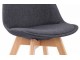 Scaun Halmar K303 (Dark Gray/Beech)