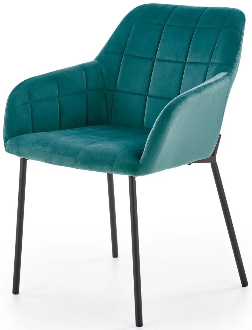 Scaun Halmar K305 (Black/Green Dark)