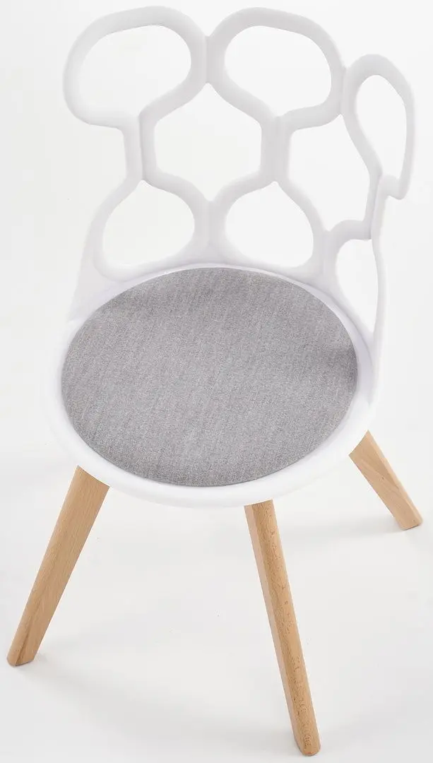 Scaun Halmar K308 (White/Gray/Natural)