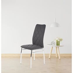 Scaun Halmar K309 (Dark Gray/Chrome)