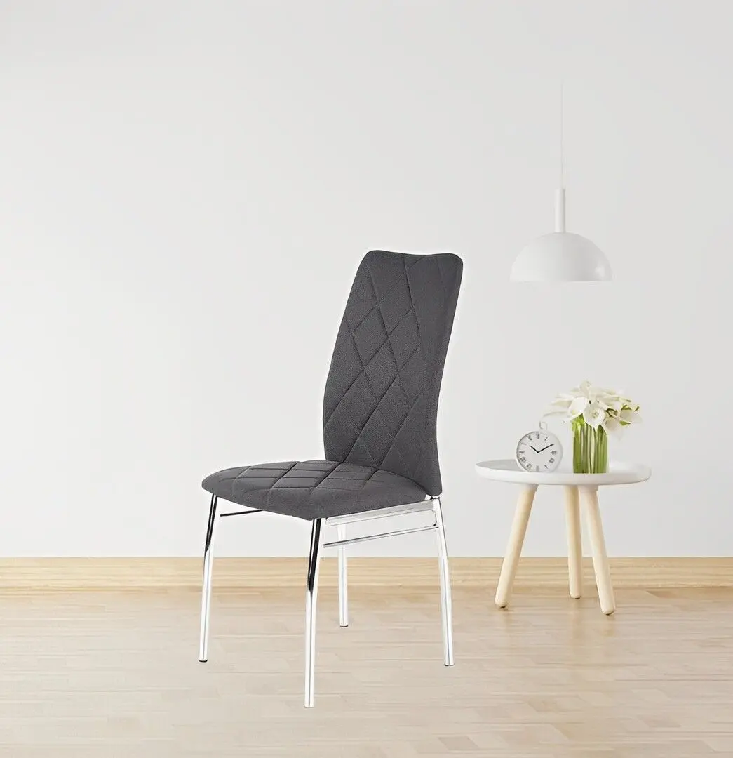 Scaun Halmar K309 (Dark Gray/Chrome)