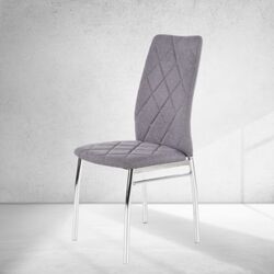 Scaun Halmar K309 (Light Gray/Chrome)