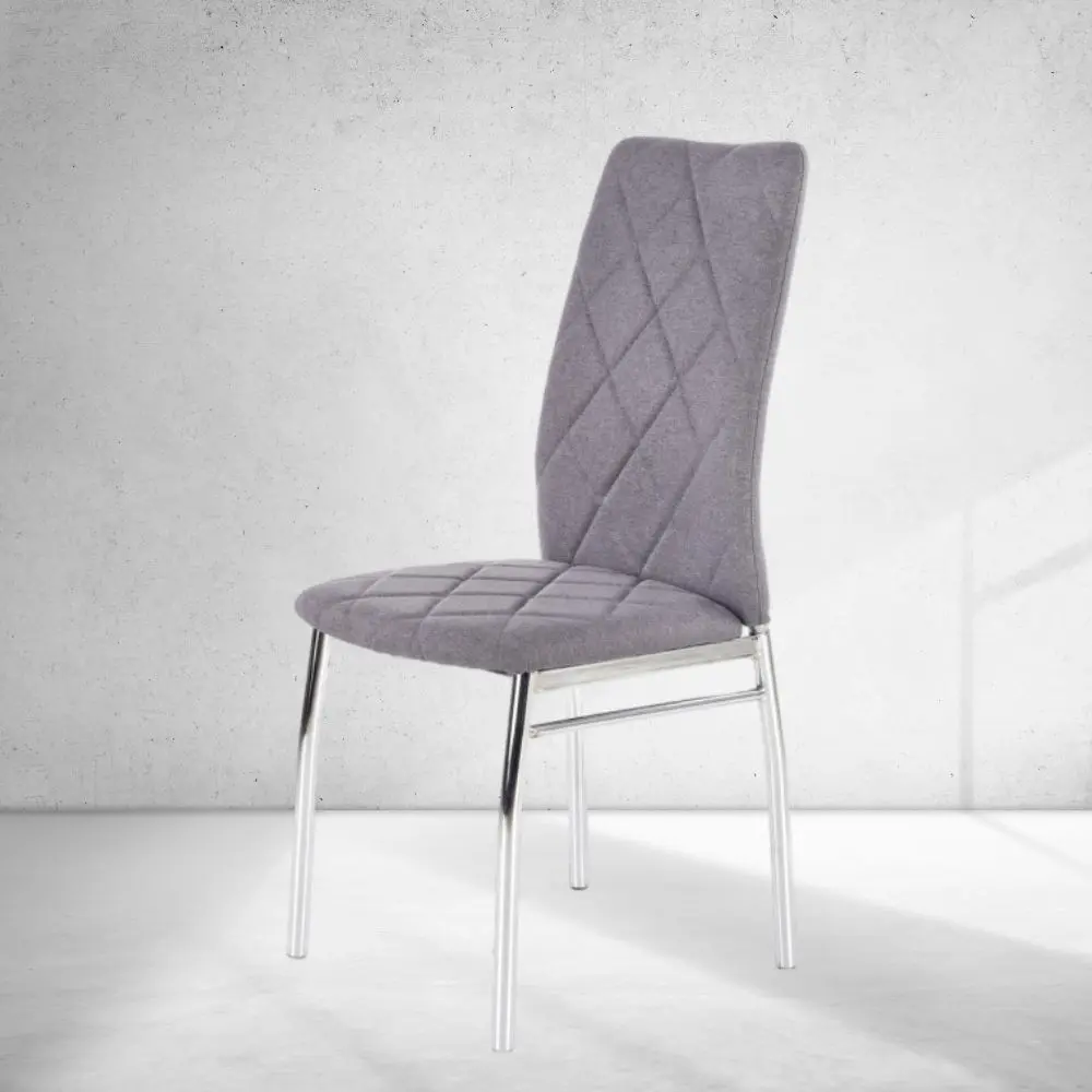 Scaun Halmar K309 (Light Gray/Chrome)