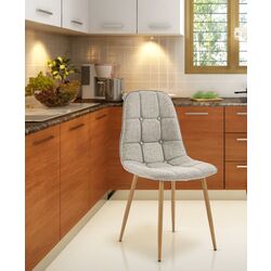 Scaun Halmar K316 (Beige/Honey Oak)