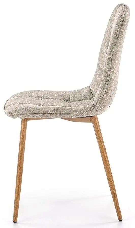 Scaun Halmar K316 (Beige/Honey Oak)