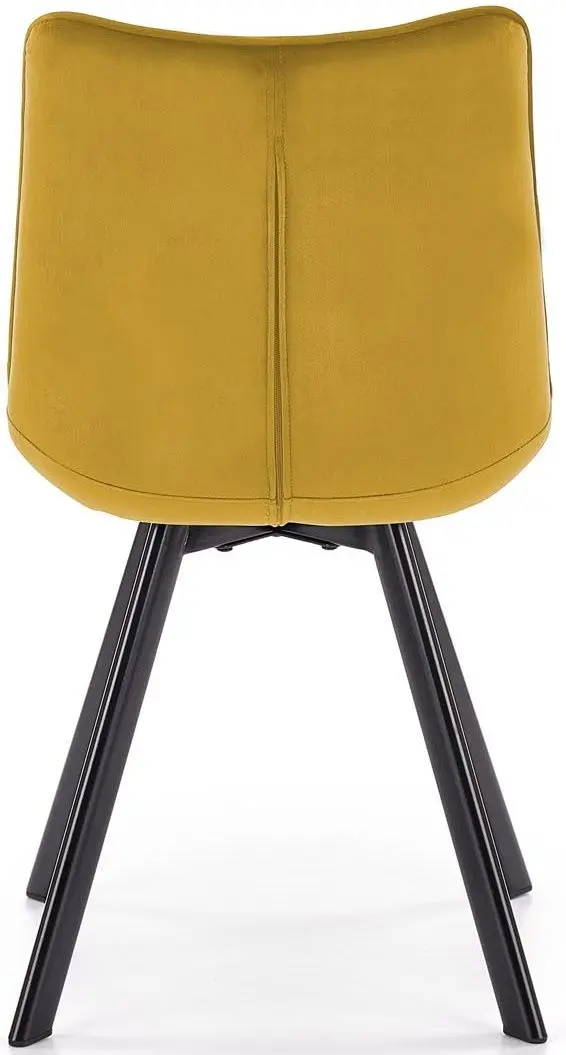 Scaun Halmar K332 (Black/Mustard)