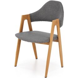 Scaun Halmar K344 (Gray/Honey Oak)